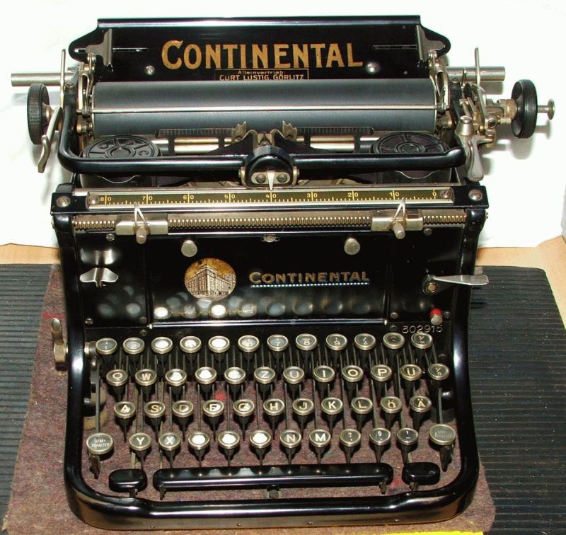 CONTINENTAL 01, 30-er Jahre