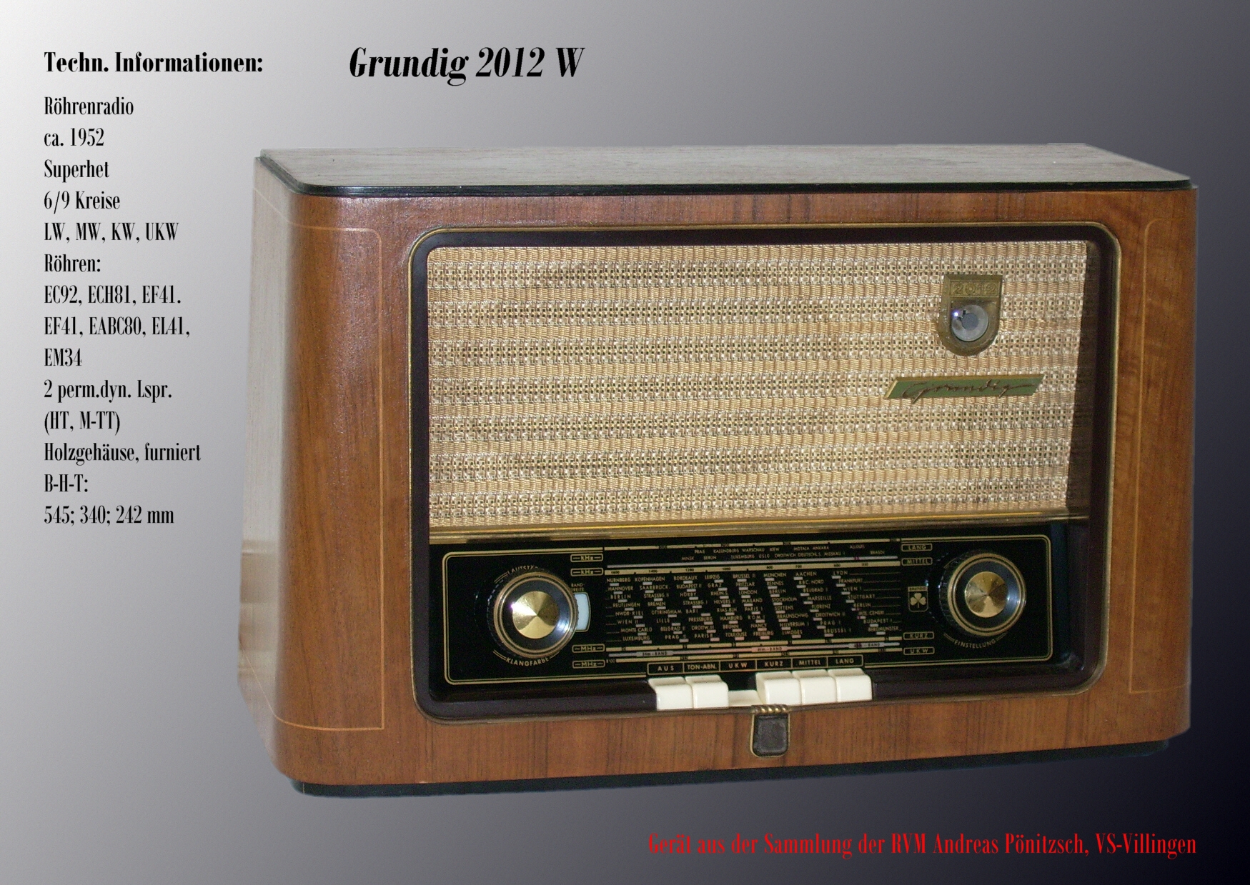 Grundig 2012 W