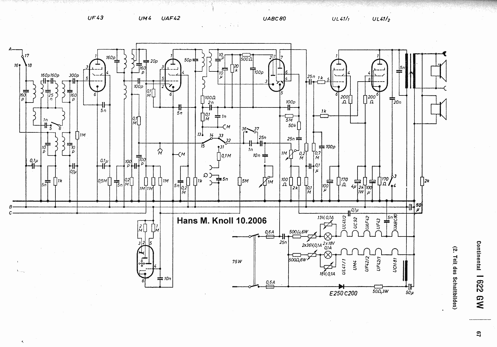 Endstufe mit 2xUL41 in Parallelschaltung